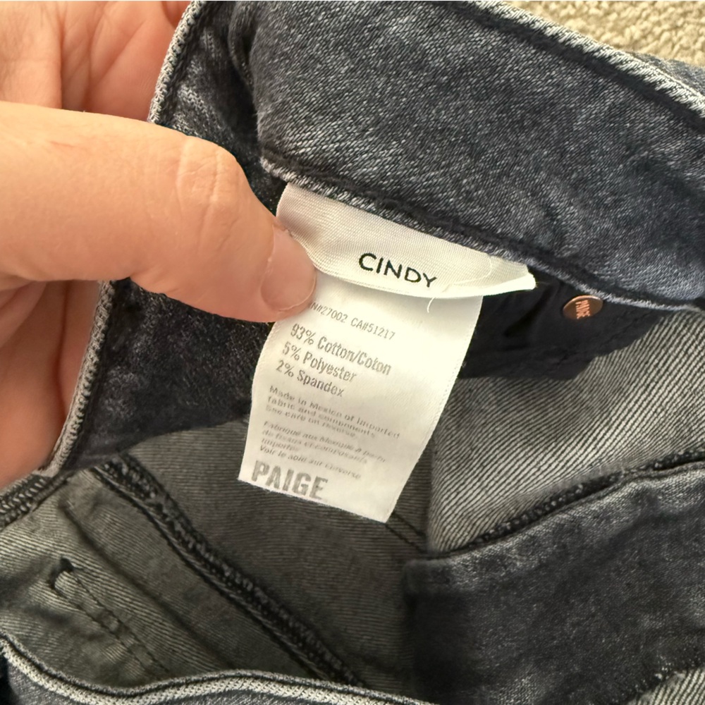 NWT Paige Cindy Gray Jeans - Picture 3 of 5